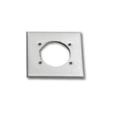 Leviton S701 2Gang Flush Mount 2.465" Dia. Device Receptacle Wallplate